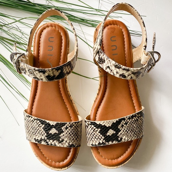 Unisa Shoes - Unisa Snake print platform sandal